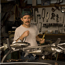 Paul Lockhart, direct-metal artist in Cambridge, MD